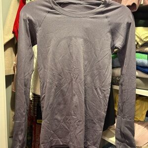 Lululemon Purple Swifty Tech long sleeve